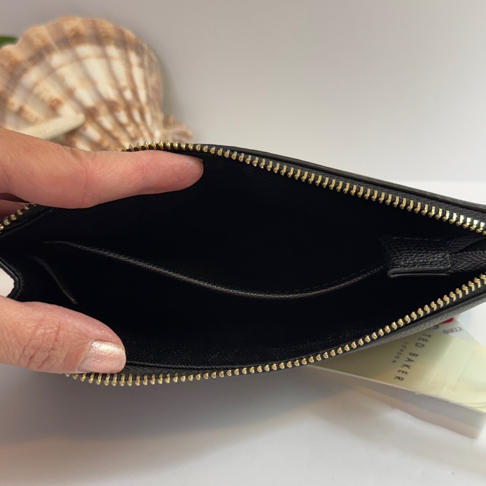 Ted Baker Black Woven Wristlet with Gold Accents - Picture 5 of 8